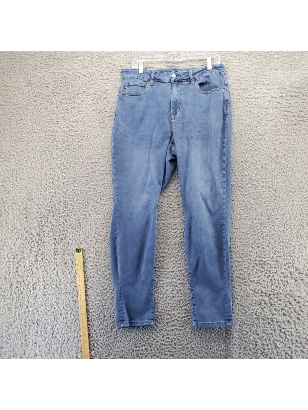 Judy Blue Jeans Womens 16W Blue Boyfriend Fit Stretch Denim *Read*